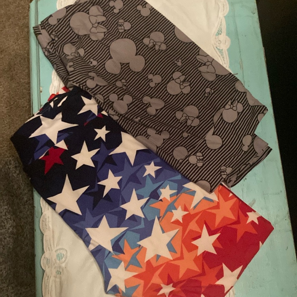 Two pair T/C LuLaRoe leggings